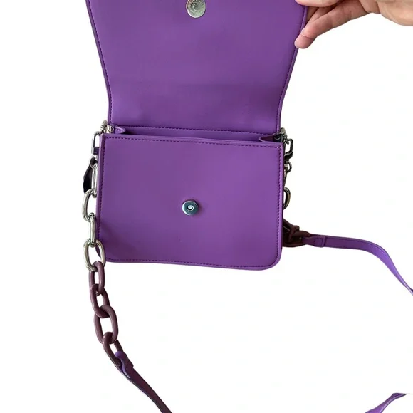 HOUSE OF WANT Vegan Leather Newbie Satchel Bag, purple - Picture 13 of 13